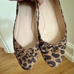 New to me Stuart weitzman leopard flats